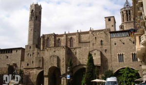 Muralla i torres de defensa de la ciutat romana de Barcino